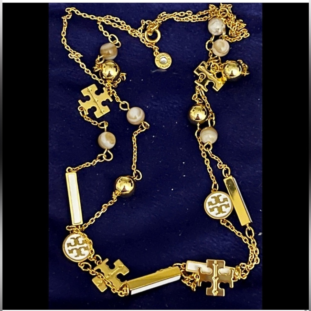🔥🔥🔥ONE ITEM DEAL OF THE DAY Tory Burch Authentic Necklace Reduced Buy Now & Save - Picture 4 of 11